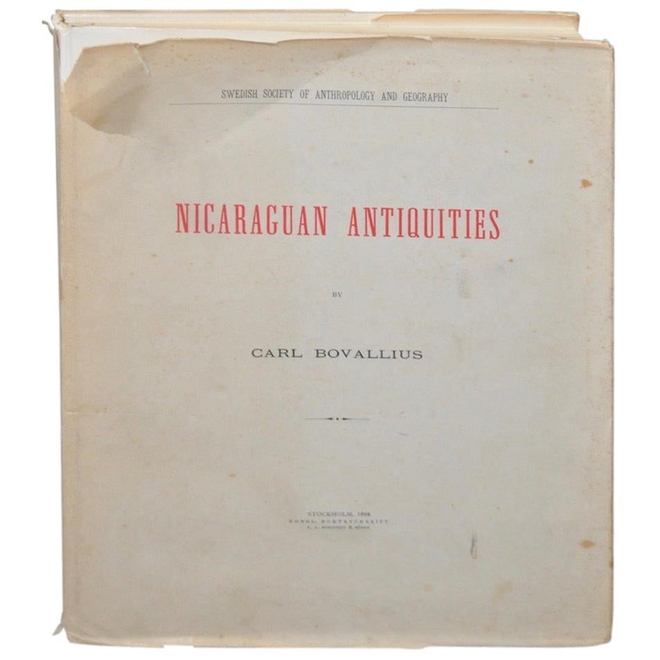Nicaraguan Antiquities by Carl Bovallius, c.1970 For Sale