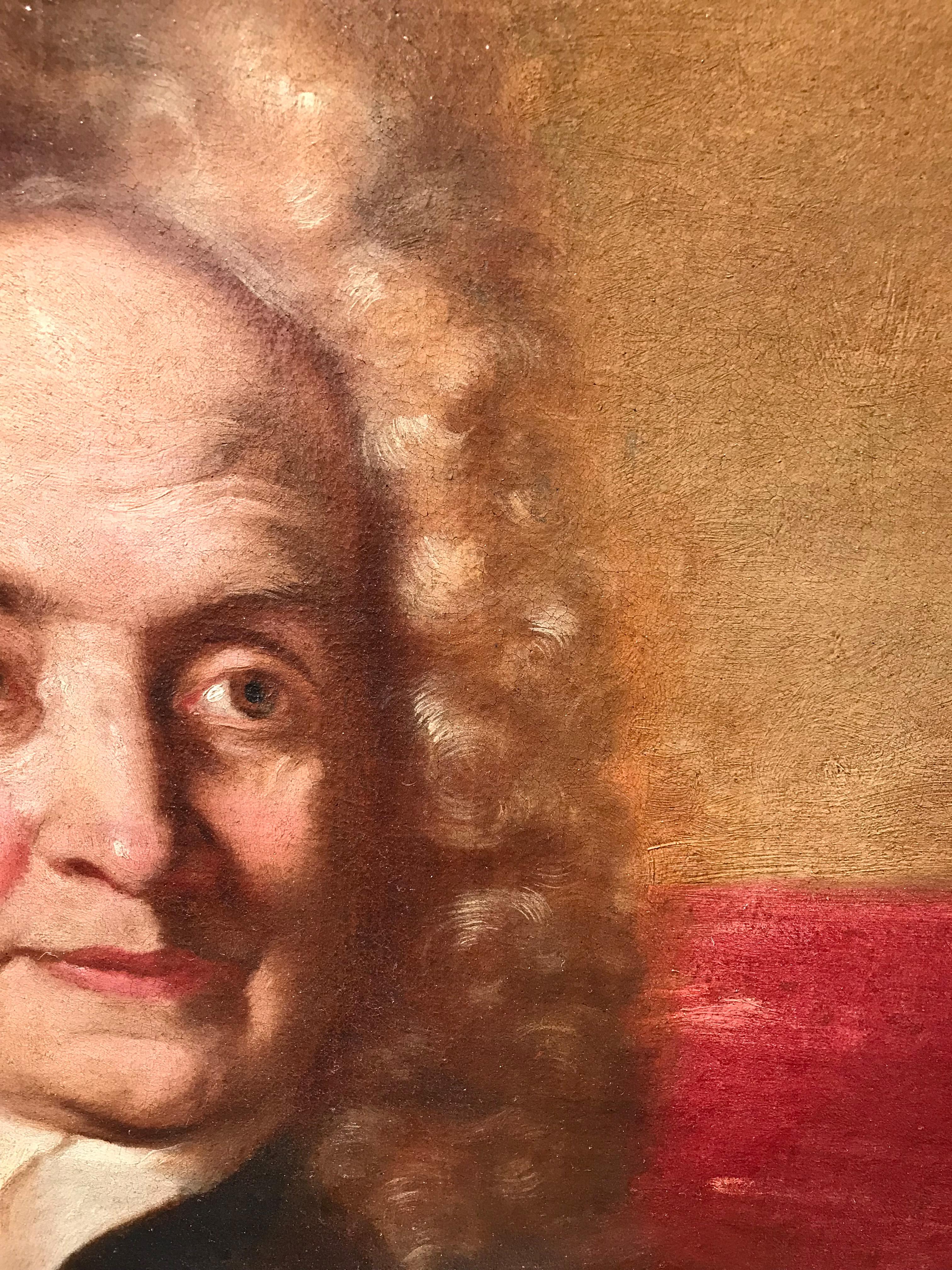 17.-18. Jahrhundert Von Niccolò Cassana Porträt eines Gentleman Öl auf Leinwand im Angebot 2