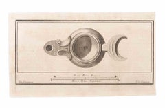 Luce dell'olio  - Acquaforte di Niccolò Cesarano - XVIII secolo