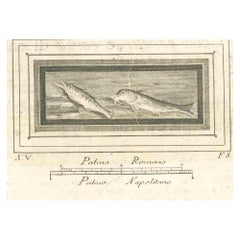Ancient Roman Scene - Etching - 18th Century
