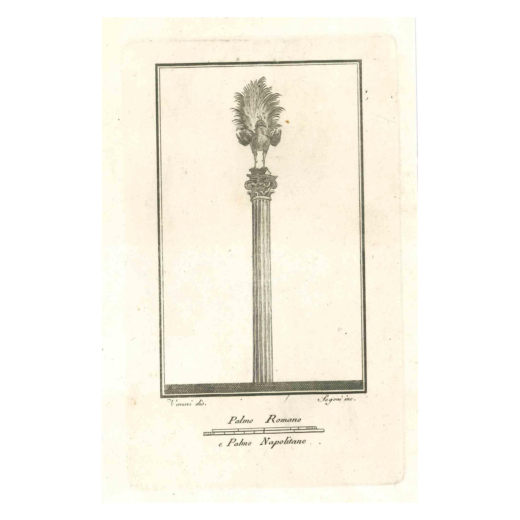 Scène romaine antique de la série "Antiquités d'Herculanum", est une gravure sur papier réalisée par Niccolò Vanni au XVIIIe siècle.

Signé sur la plaque.

Bon état avec quelques rousseurs et pliages.

La gravure appartient à la suite d'estampes