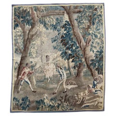 Nice 18th century Aubusson tapestry «THE SWING »