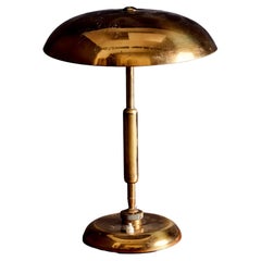 Vintage Nice 1950s Brass Table Lamp Produced In Italy