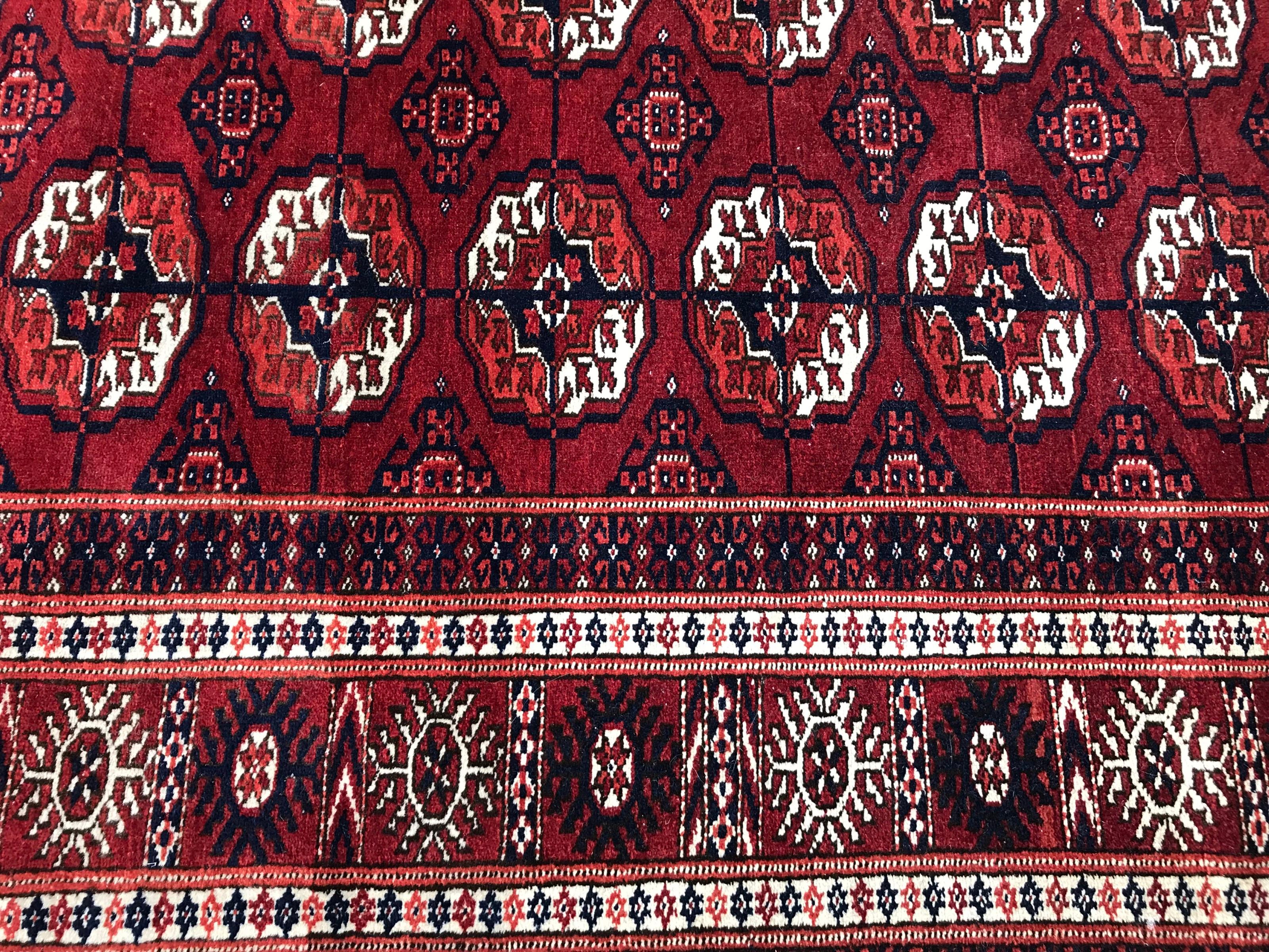 Wool Nice 20th Century Turkmen Boukhara Rug For Sale