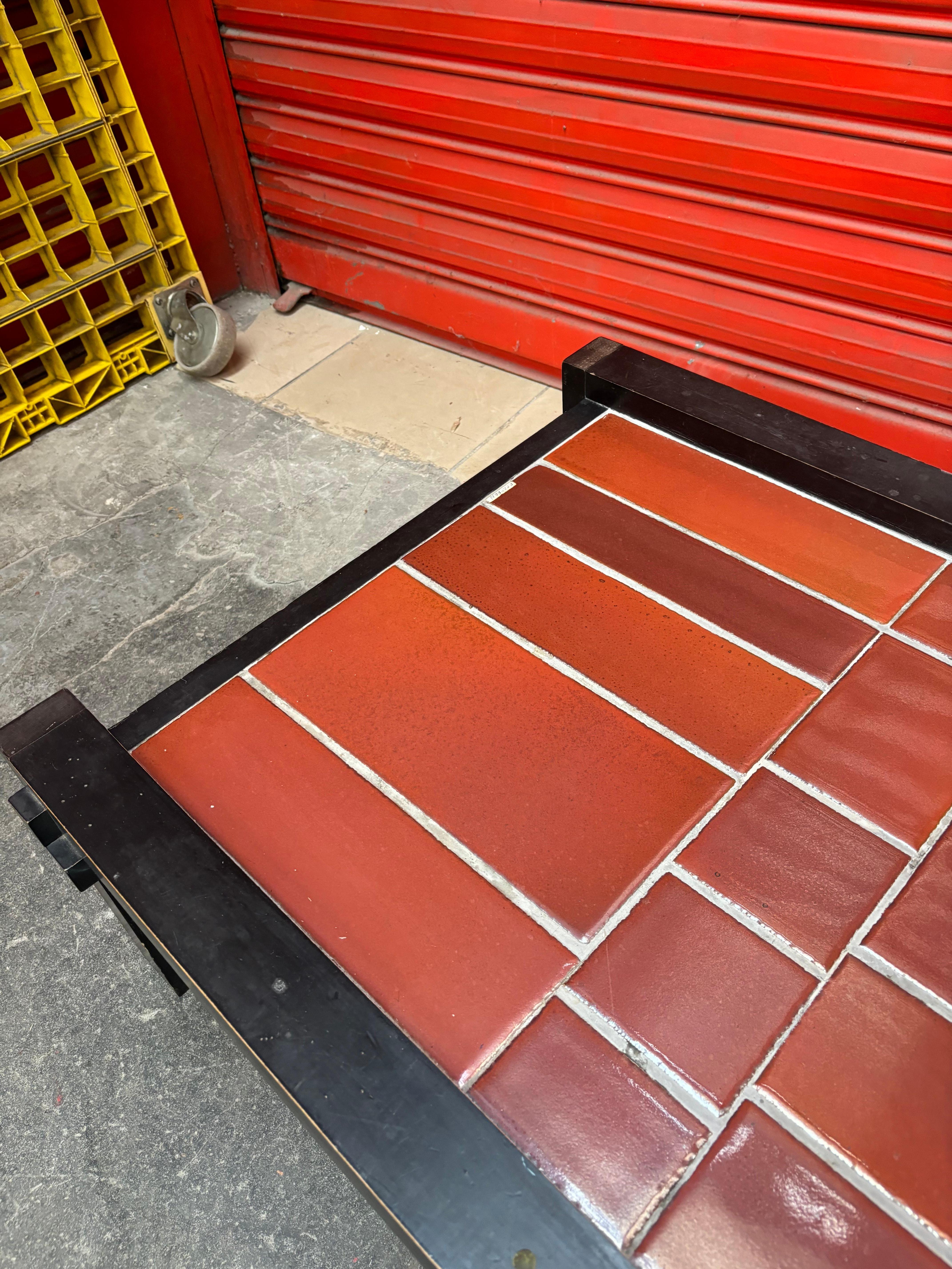 Nice and large coffee table by Roger Capron For Sale 5