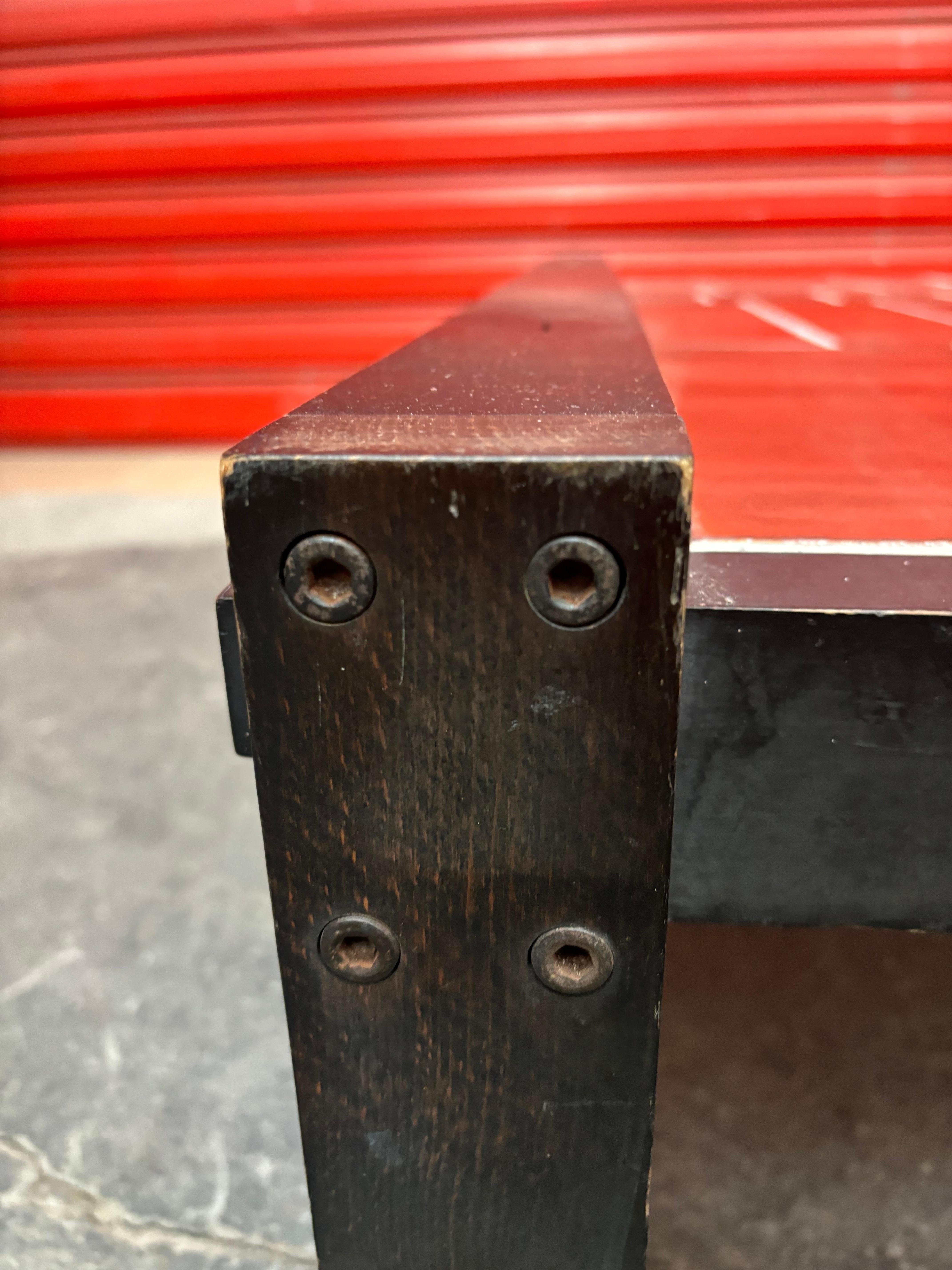 Nice and large coffee table by Roger Capron For Sale 12