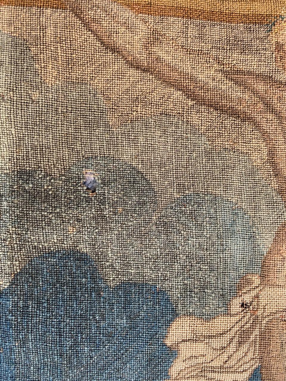 Nice Antique 18th Century Needlepoint Tapestry 1