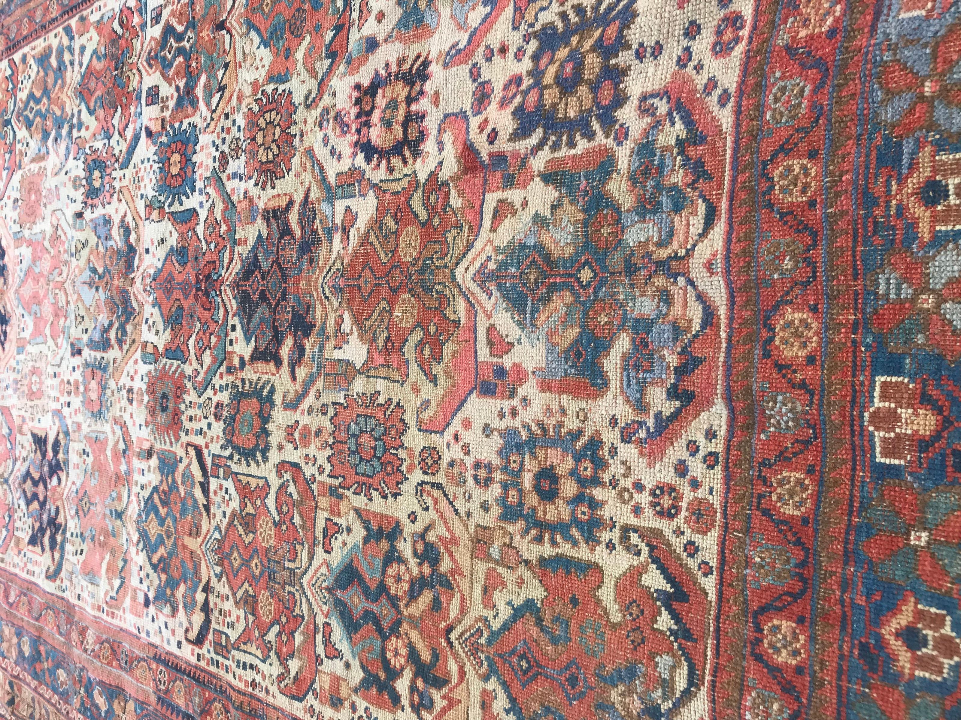 Nice Antique Afshar Rug For Sale 3