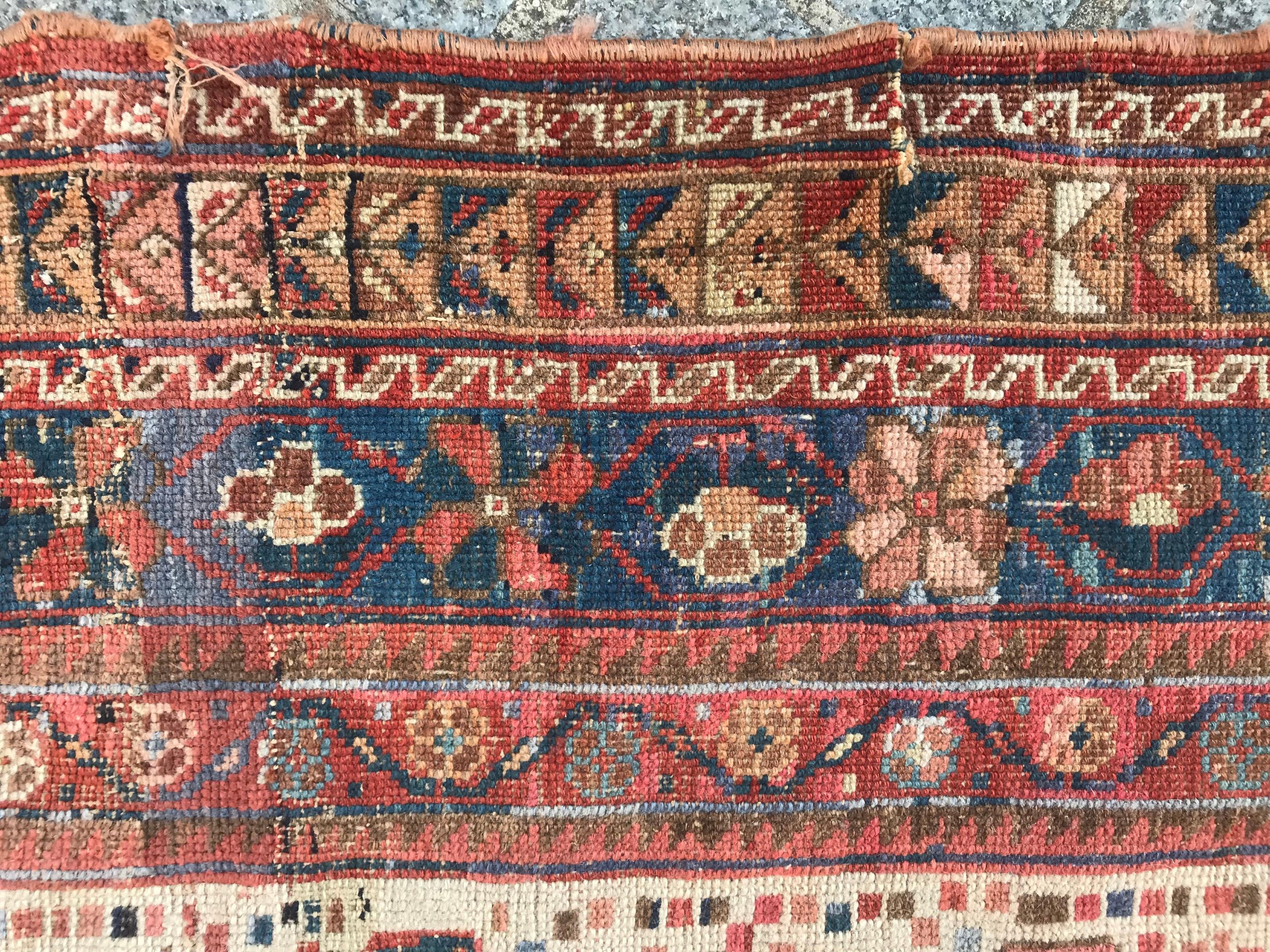 Nice Antique Afshar Rug For Sale 12