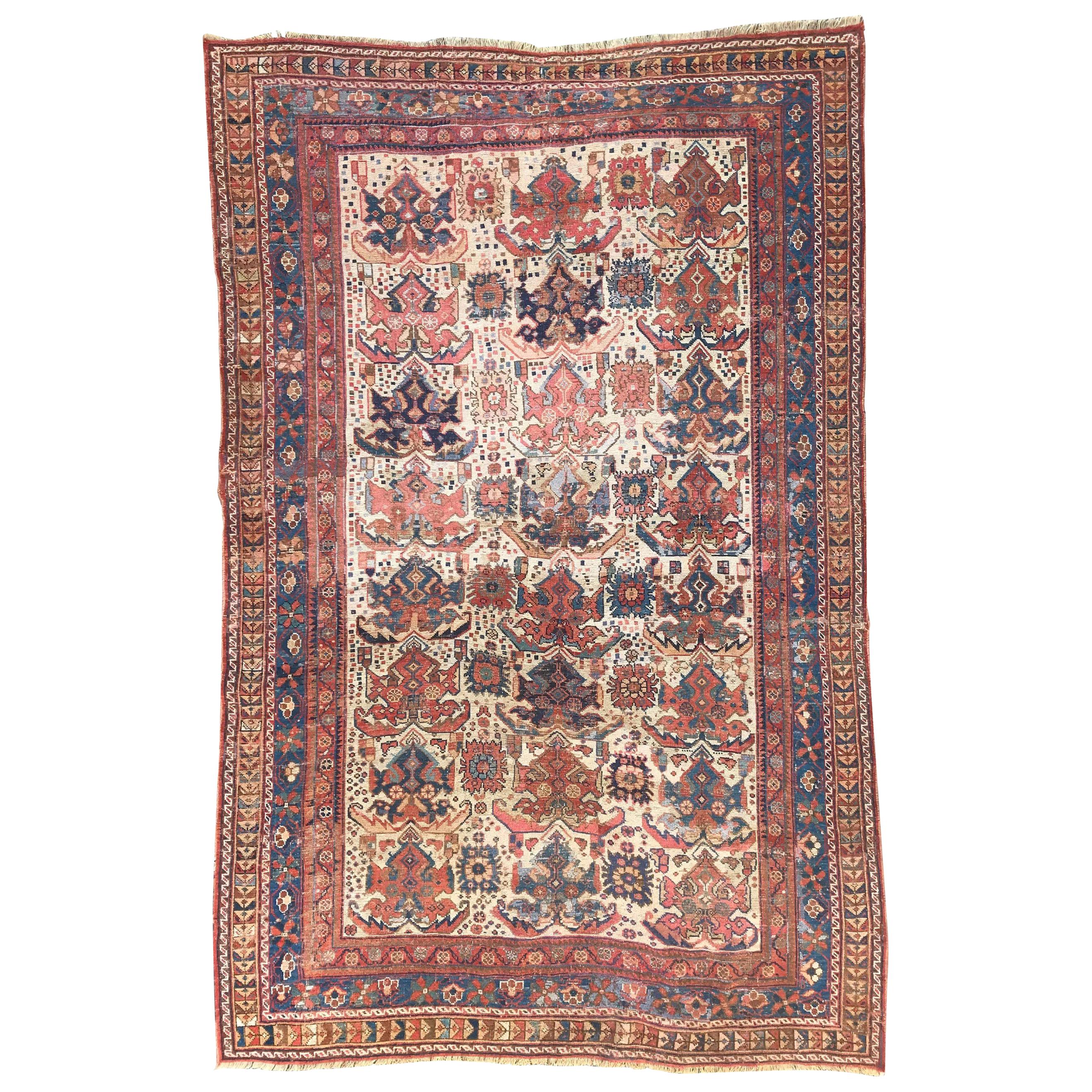 Nice Antique Afshar Rug For Sale