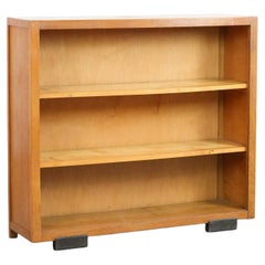 Nice antique Art Deco bookcase in Amsterdam School style