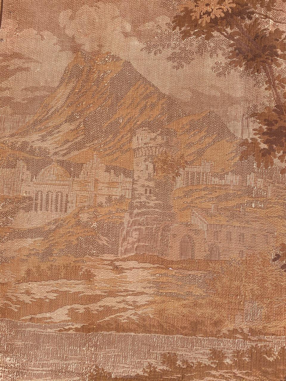 Nice Antique Aubusson Style French Jaquar Tapestry 1