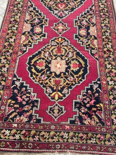 Nice antique Caucasian Karabagh runner rug