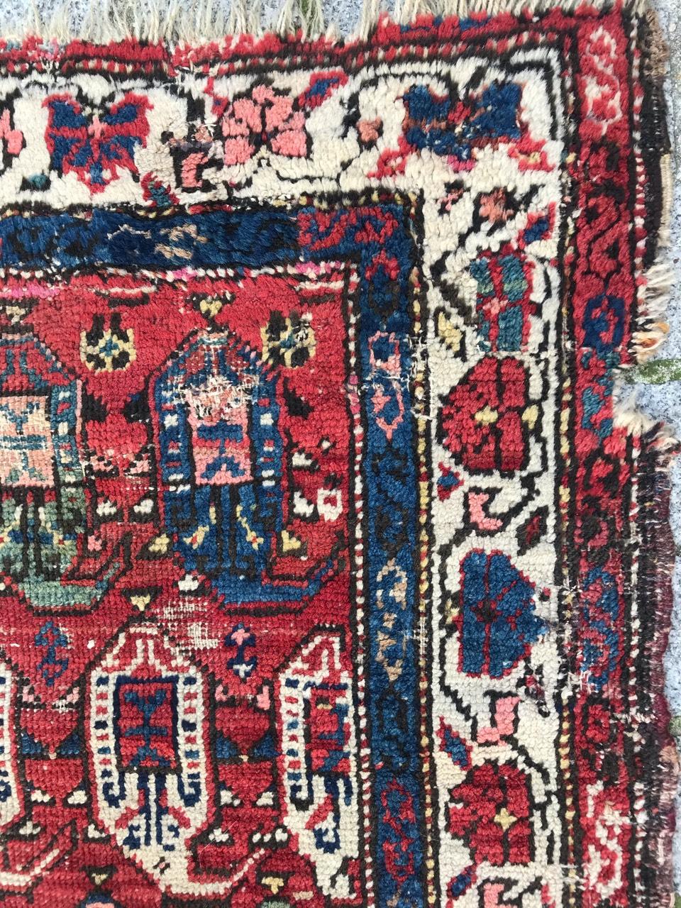 Nice Antique Caucasian Kazak Rug For Sale 5