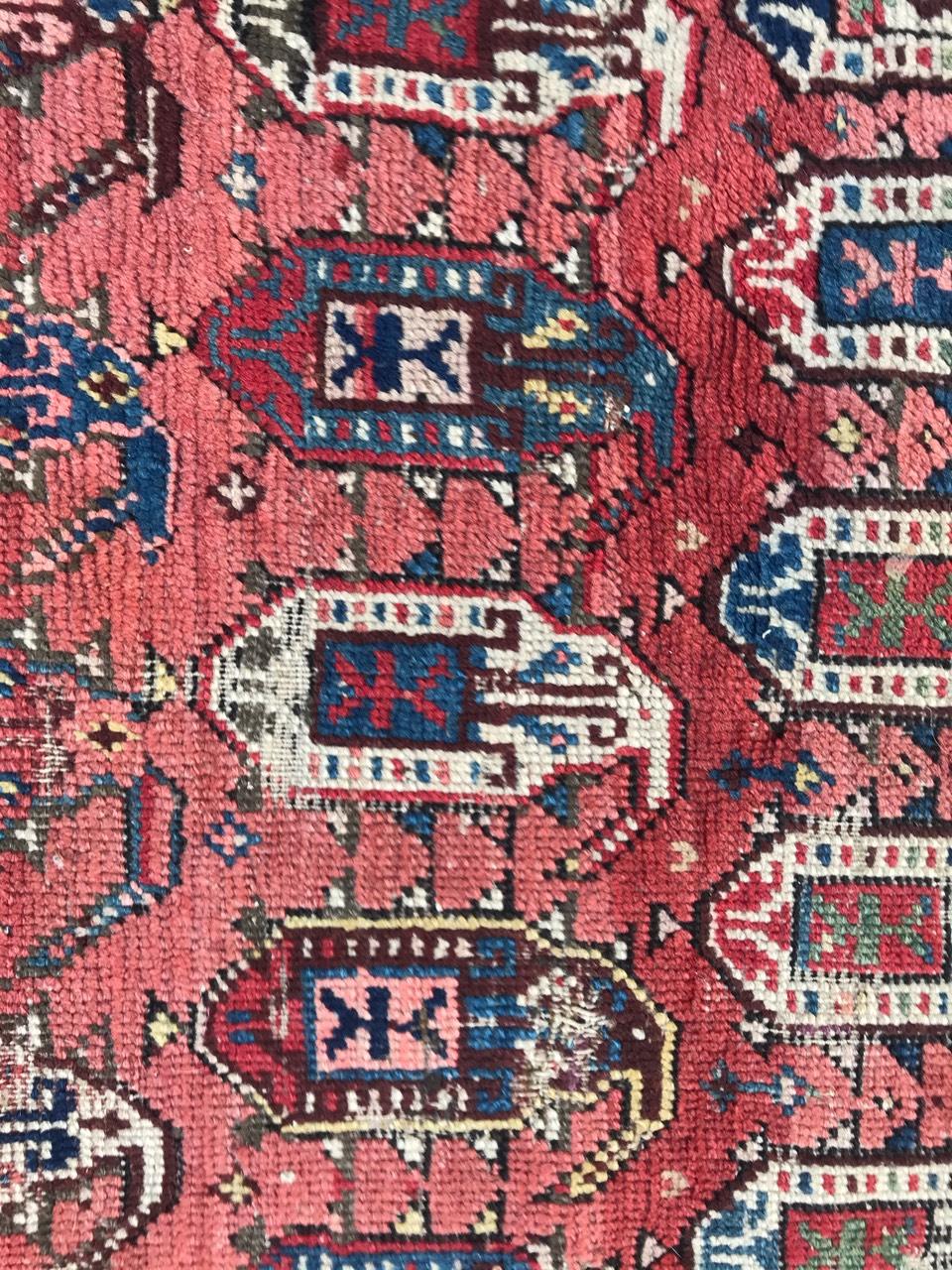 Wool Nice Antique Caucasian Kazak Rug For Sale