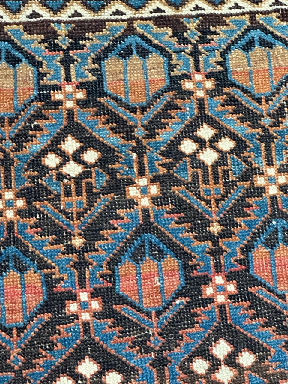 Beau tapis Shirwan caucasien ancien en vente 6