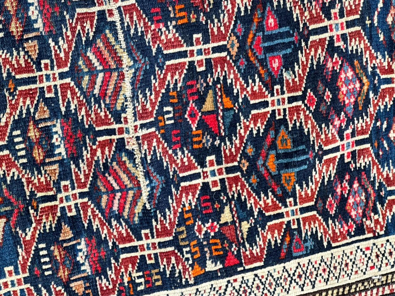 Beau tapis Shirwan caucasien ancien en vente 8