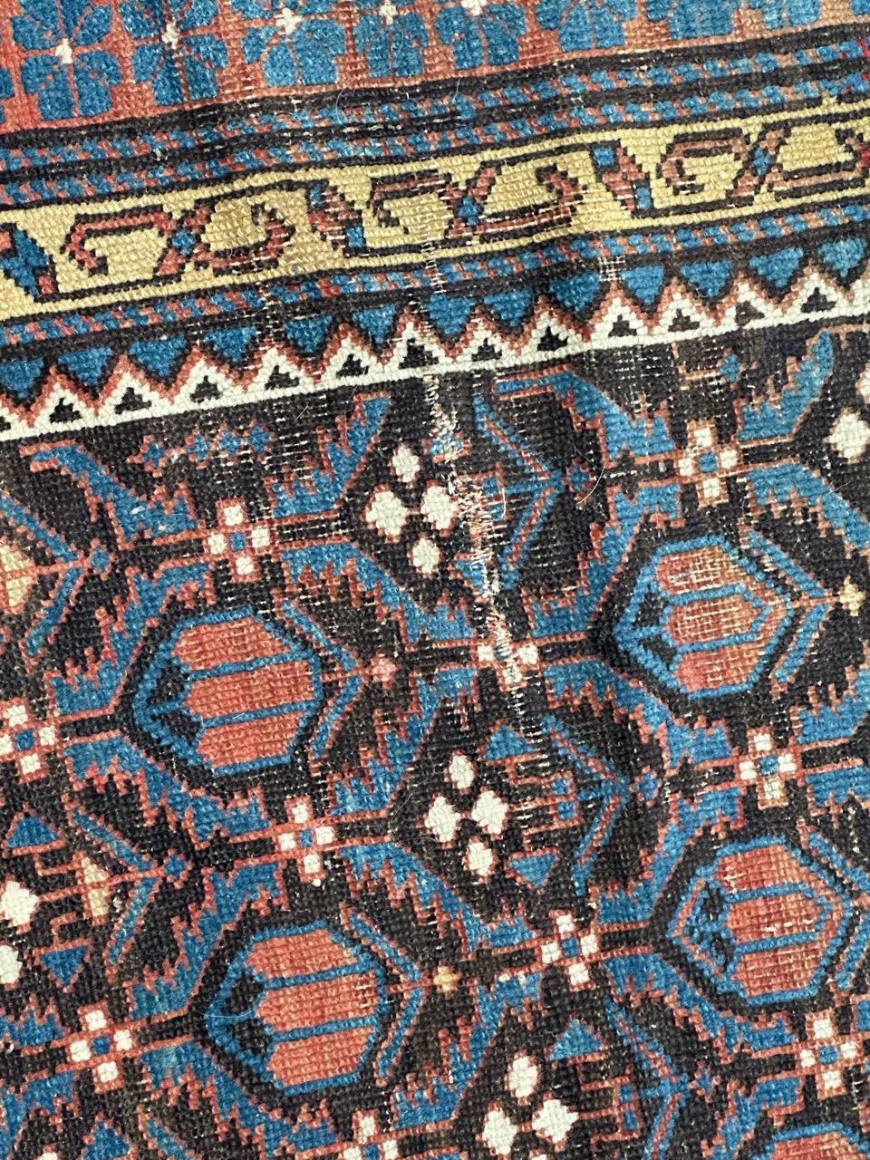 Beau tapis Shirwan caucasien ancien en vente 11