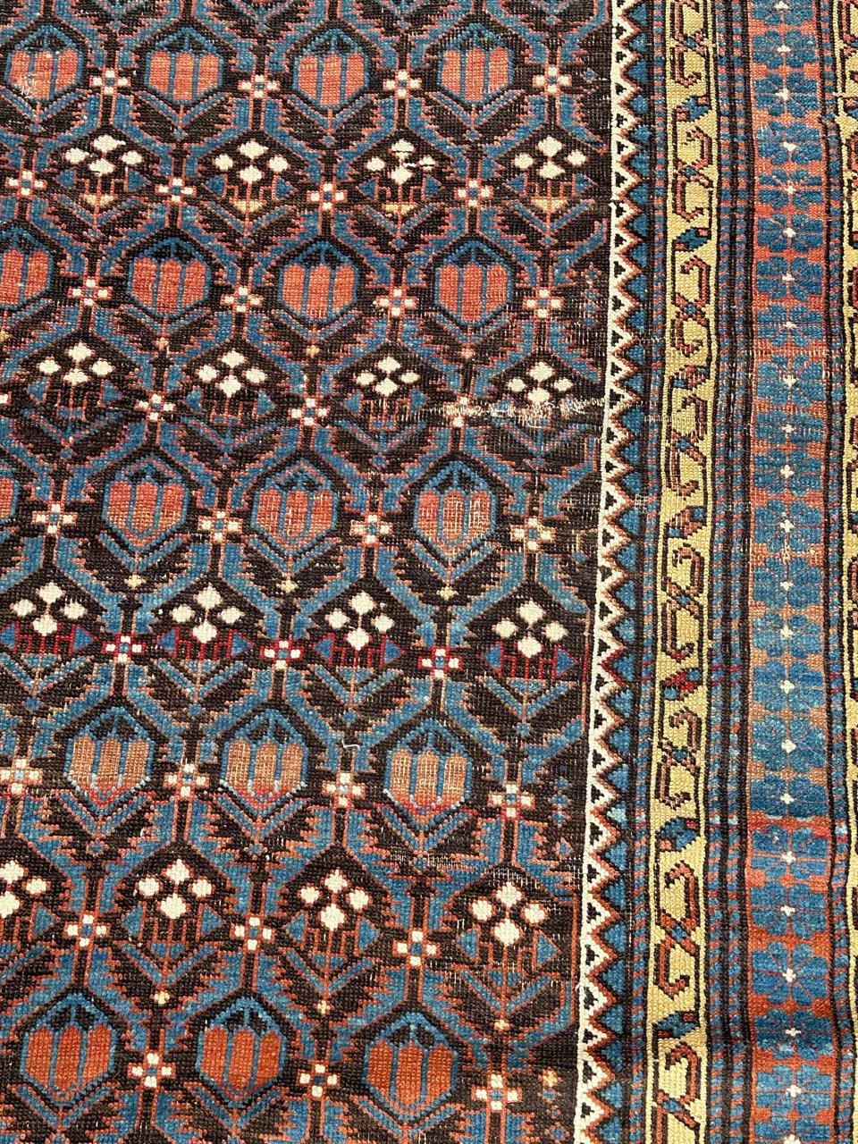 Kazakh Beau tapis Shirwan caucasien ancien en vente