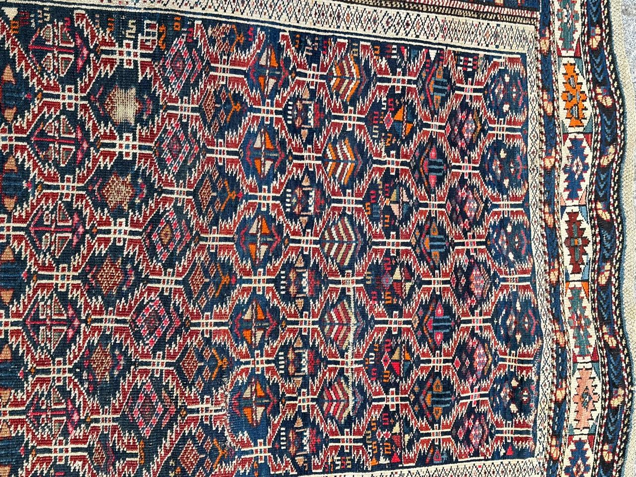 Azerbaïdjanais Beau tapis Shirwan caucasien ancien en vente