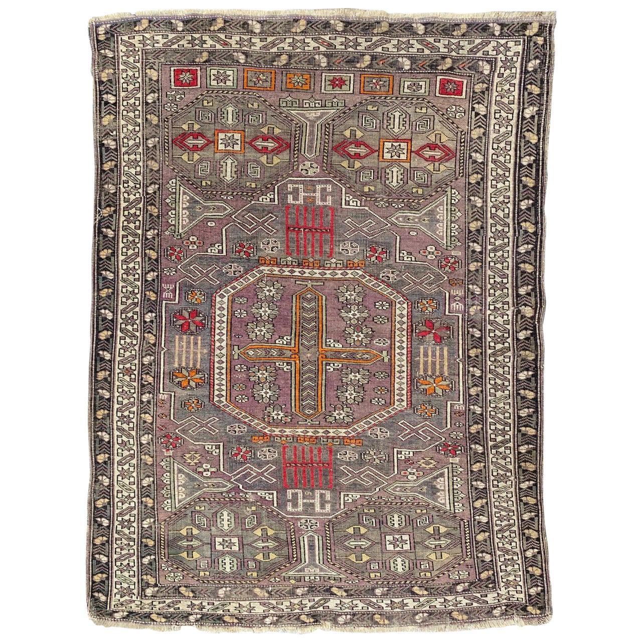 Bobyrug’s Nice Antique Caucasian Shirwan Rug