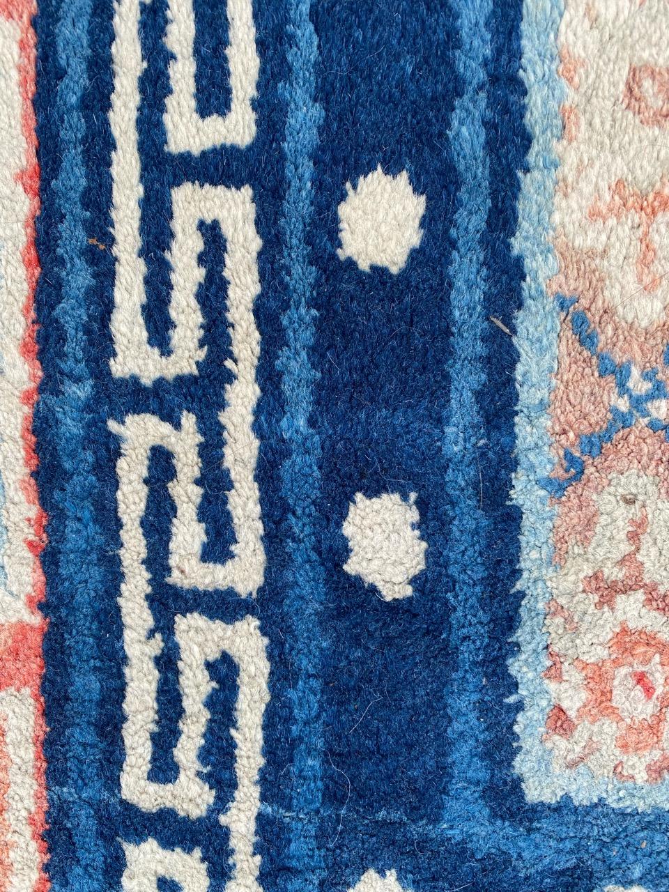 Bobyrug’s Nice Antique Chinese Ningxia Rug For Sale 9