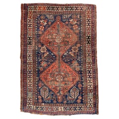 Nice Antique Distressed Shiraz Rug