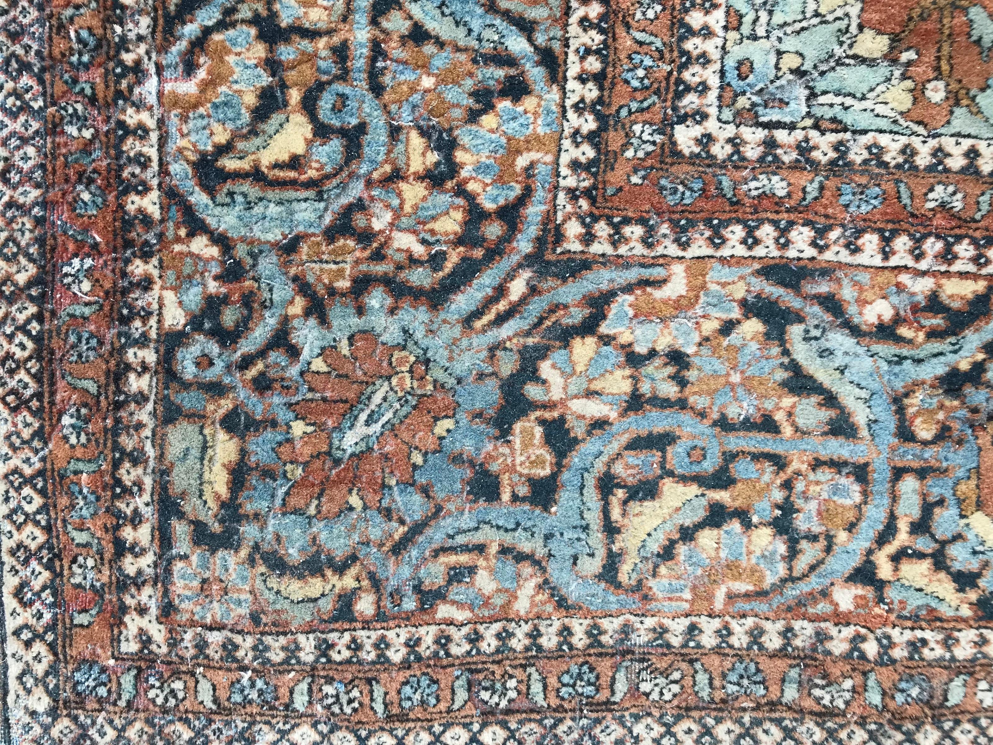 Nice Antique Fine Kashan Rug For Sale 3