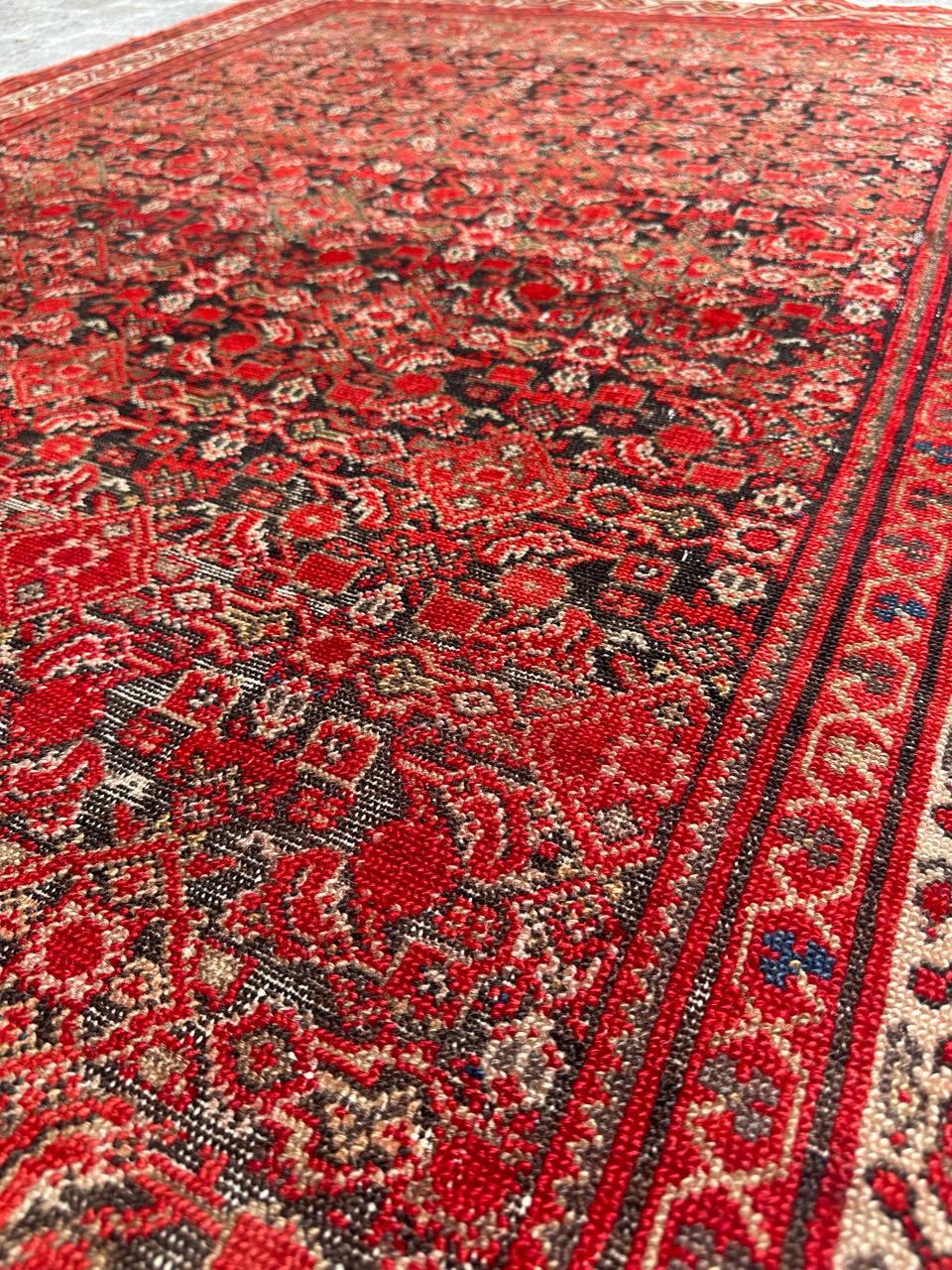 Nice antique fine Malayer rug For Sale 4