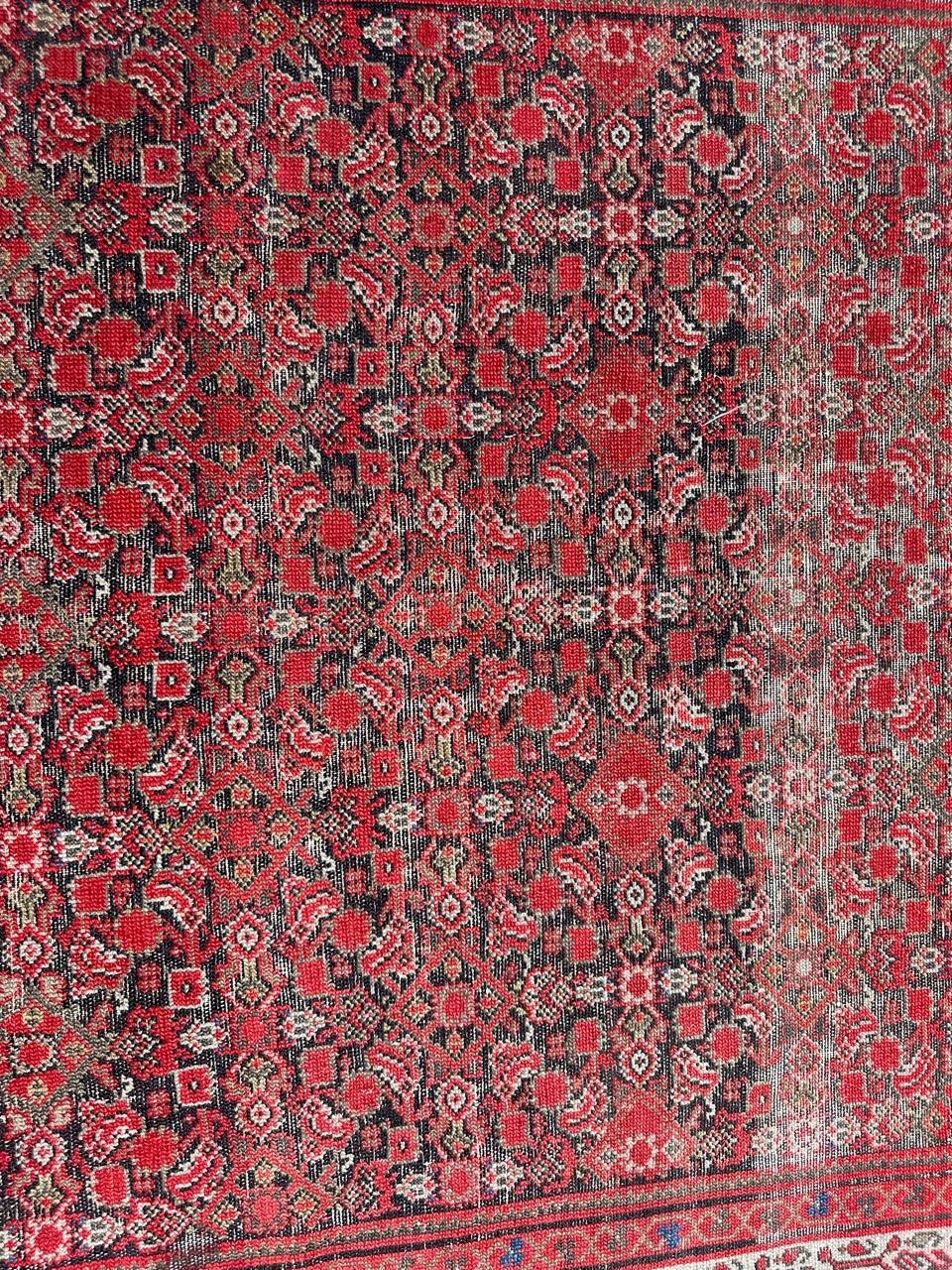 Nice antique fine Malayer rug For Sale 8