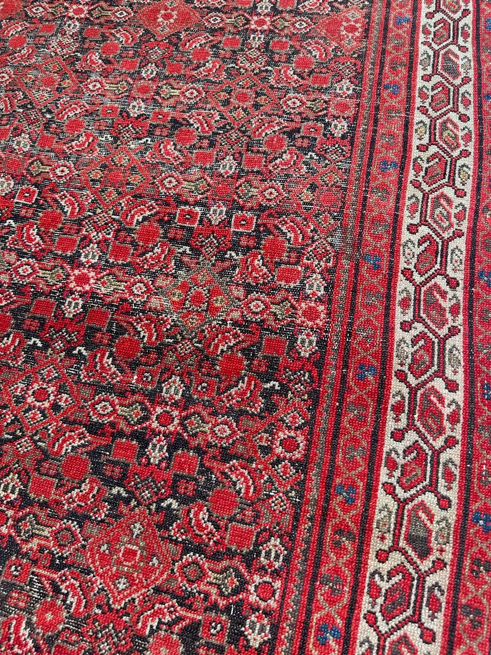 Nice antique fine Malayer rug For Sale 9