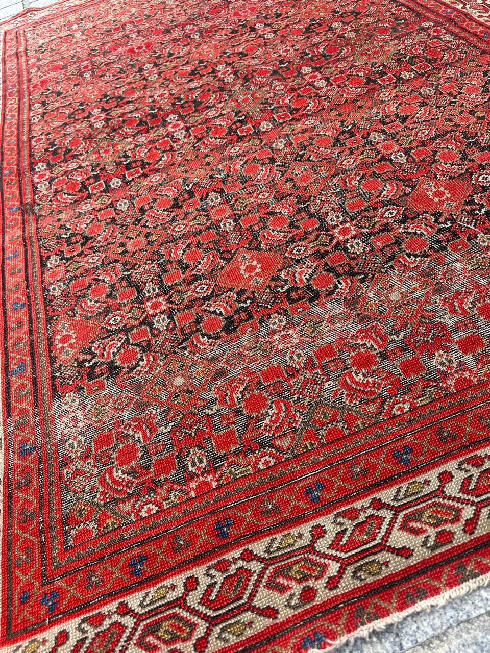 Nice antique fine Malayer rug For Sale 12