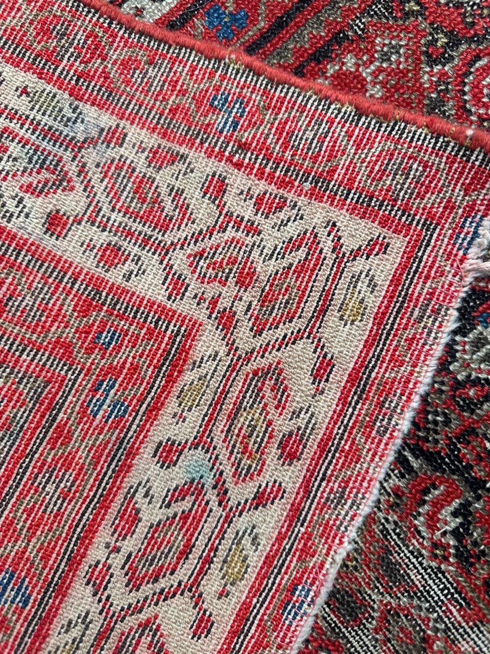 Nice antique fine Malayer rug For Sale 13