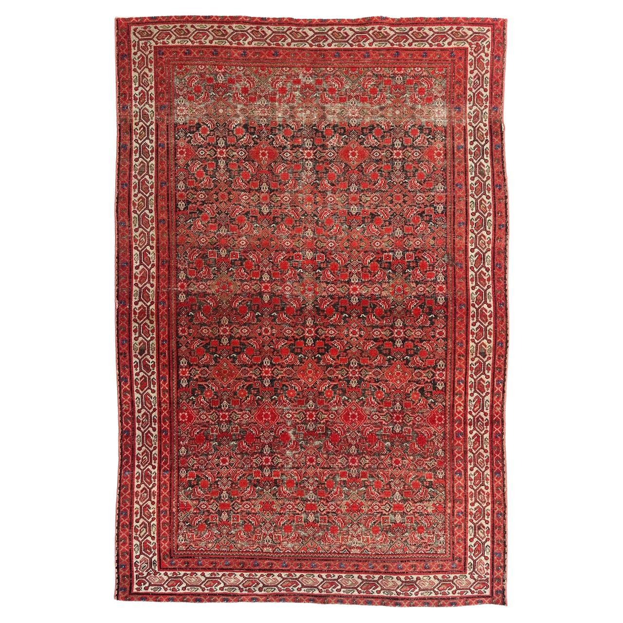 Nice antique fine Malayer rug