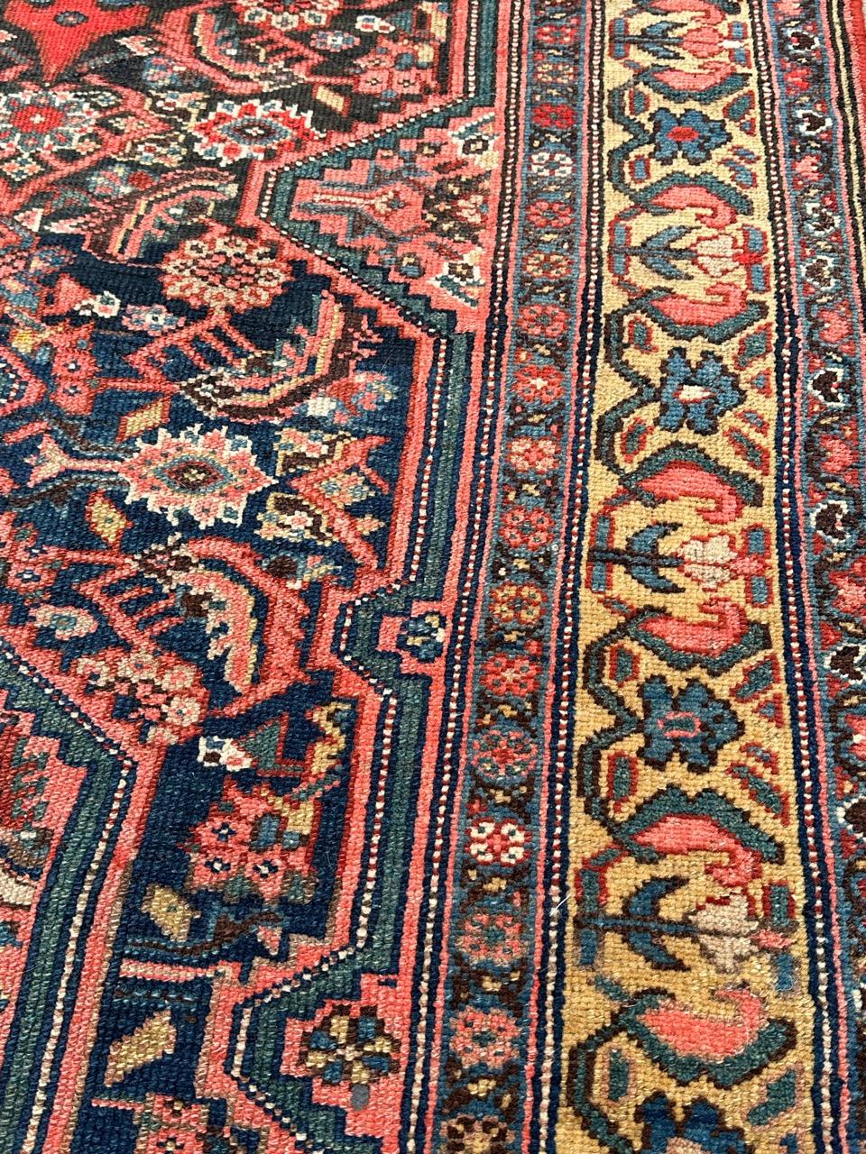 Nice antique fine Malayer runner rug For Sale 7