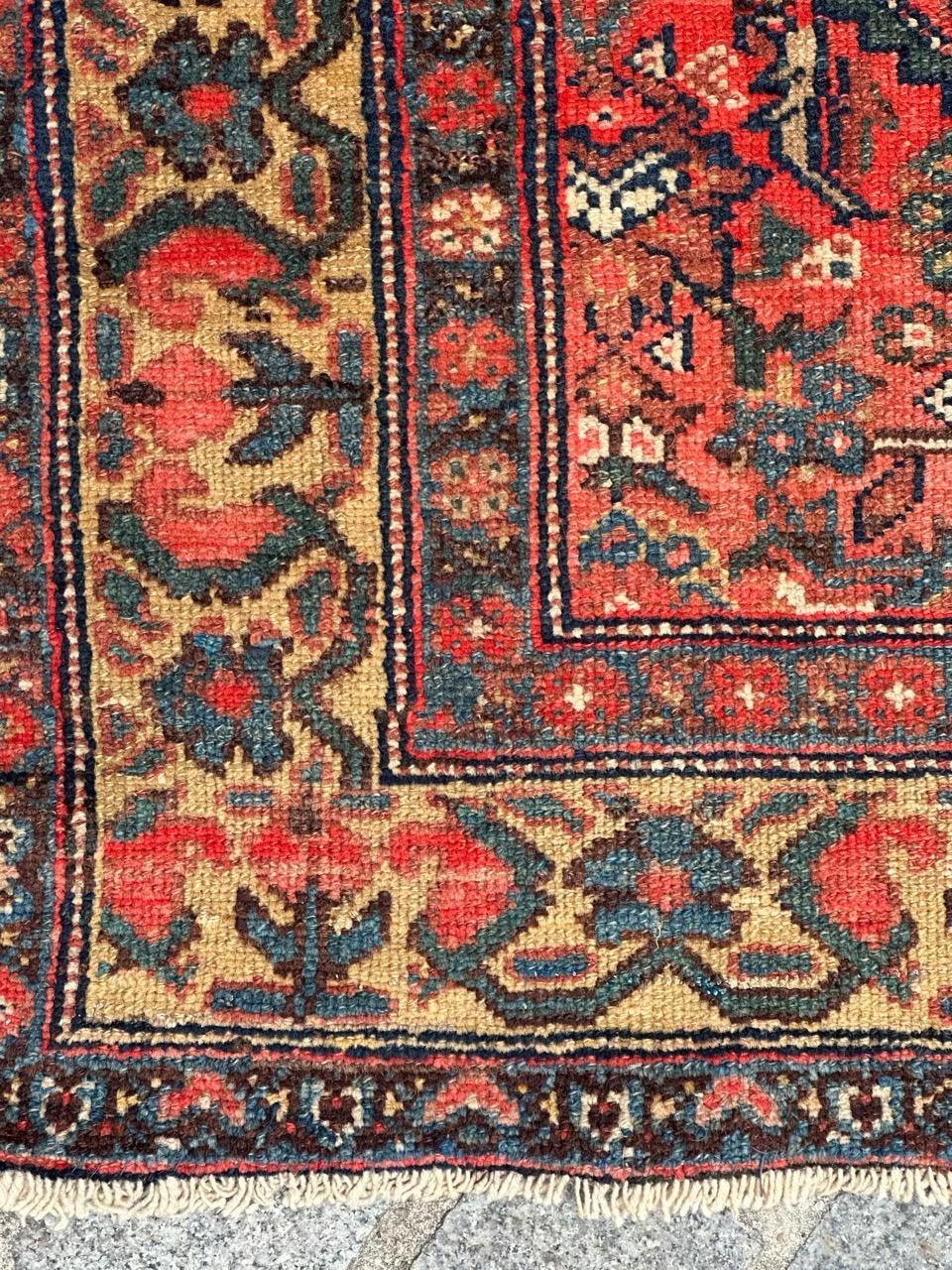 Nice antique fine Malayer runner rug For Sale 11