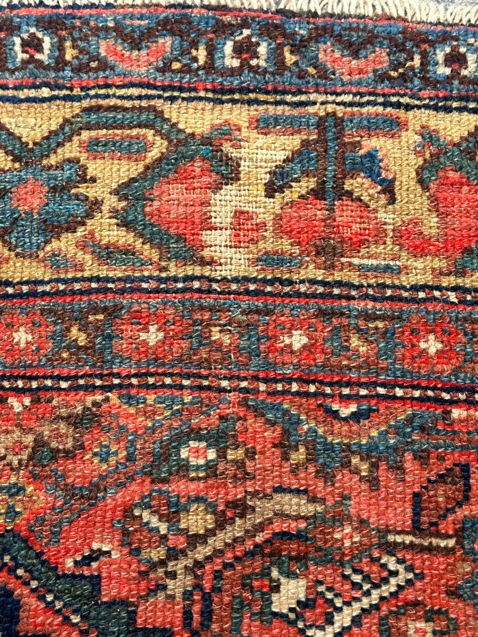 Nice antique fine Malayer runner rug For Sale 12