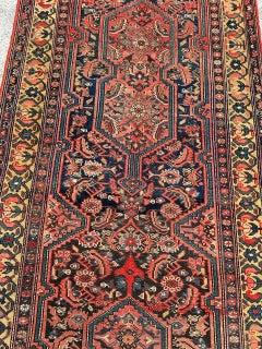 Nice antique fine Malayer runner rug