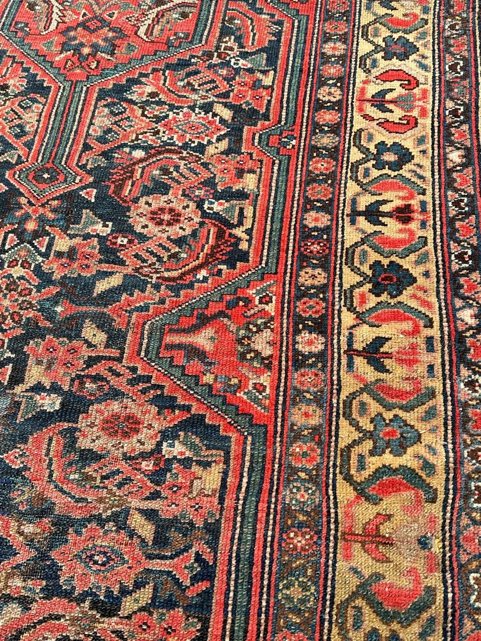 Nice antique fine Malayer runner rug For Sale 1