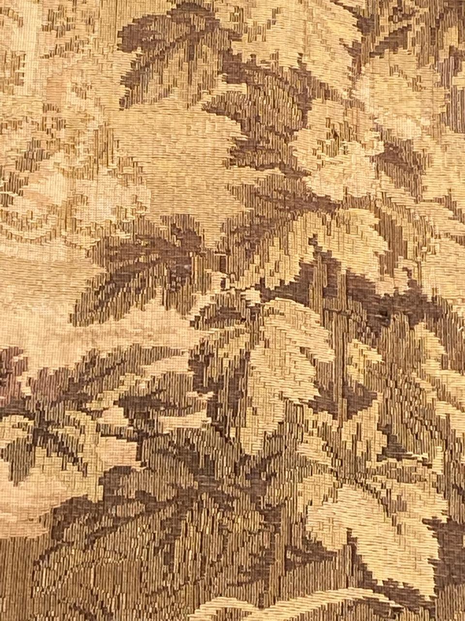 Wool Nice Antique French Jaquar Tapestry 