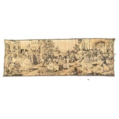 Nice Antique French Jaquar Tapestry 