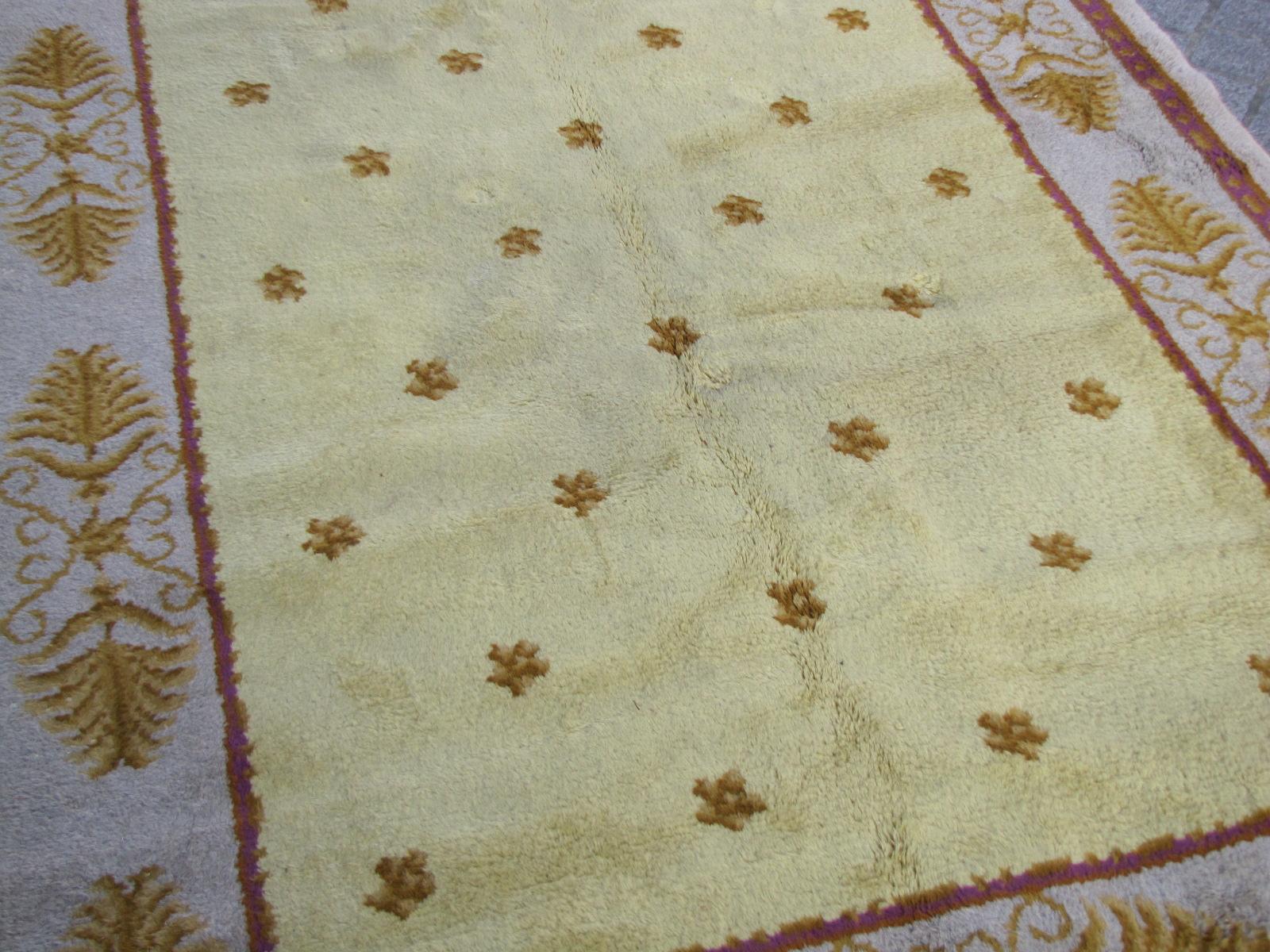 Nice Antique French Savonnerie Rug 3