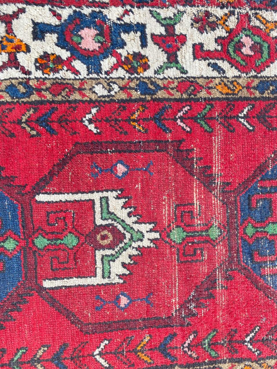 20th Century Bobyrug’s Nice Antique Hamadan Rug For Sale