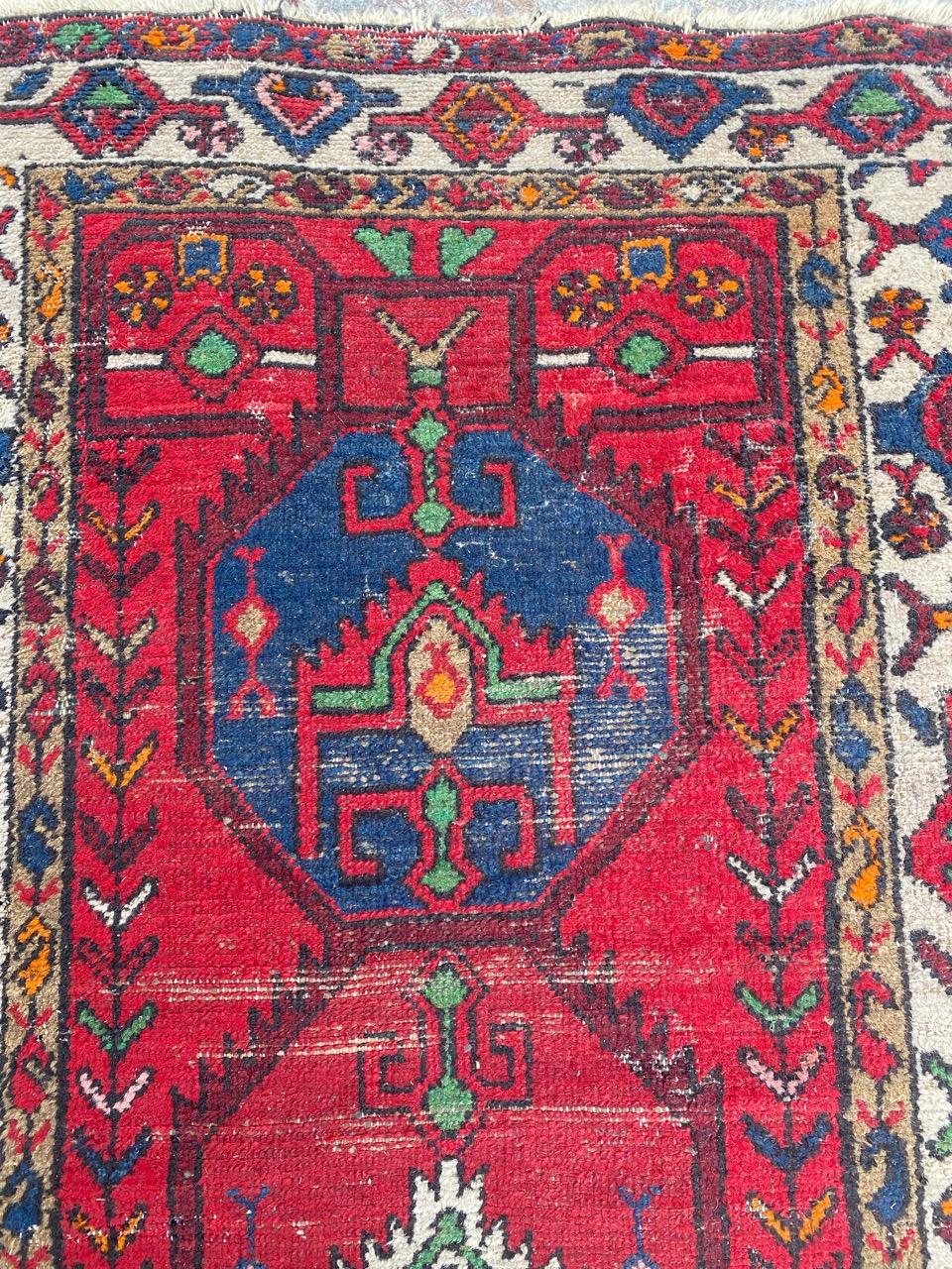 Bobyrug’s Nice Antique Hamadan Rug For Sale 1