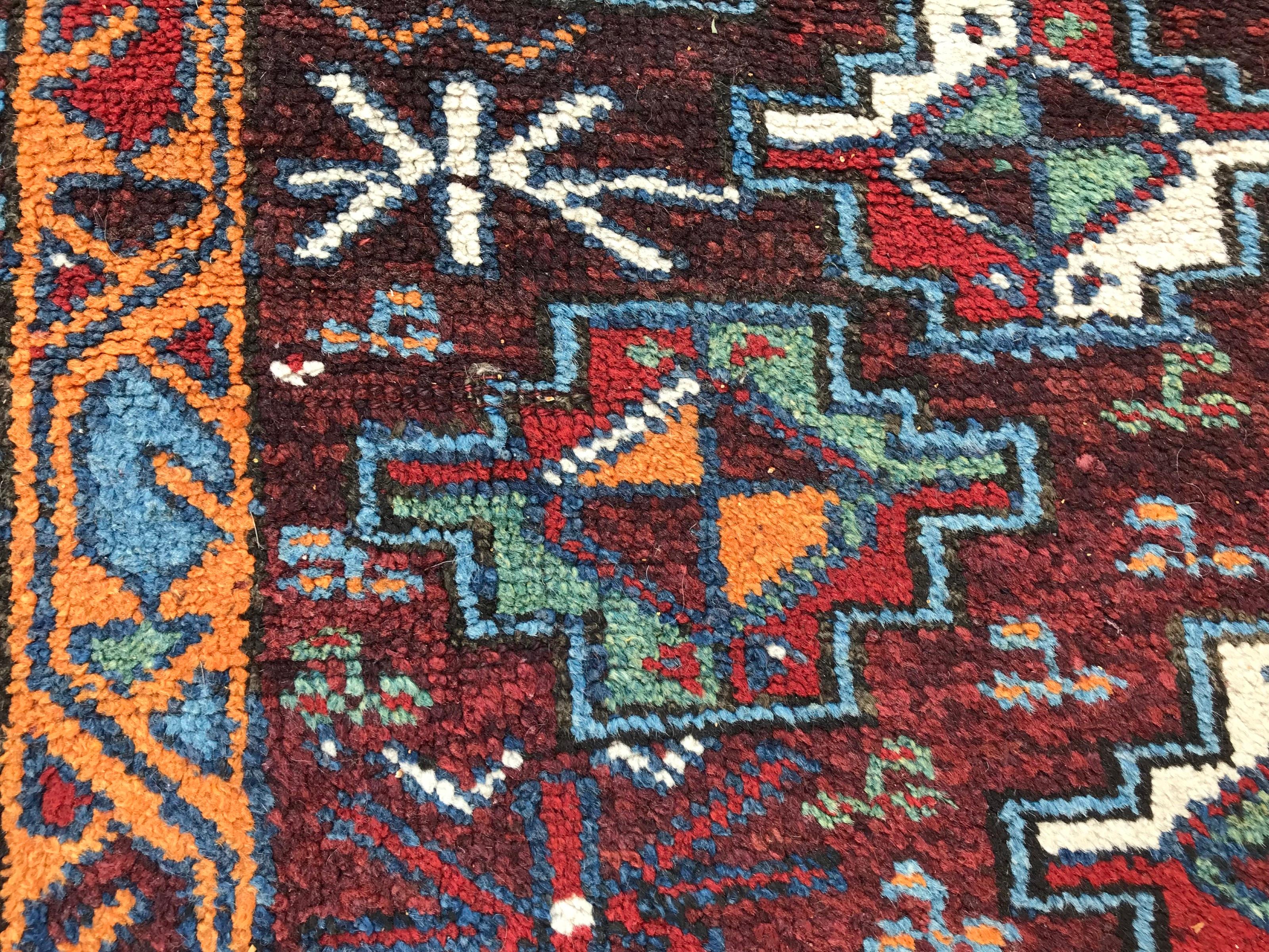 20th Century Nice Antique Kurdish Kazak Rug For Sale