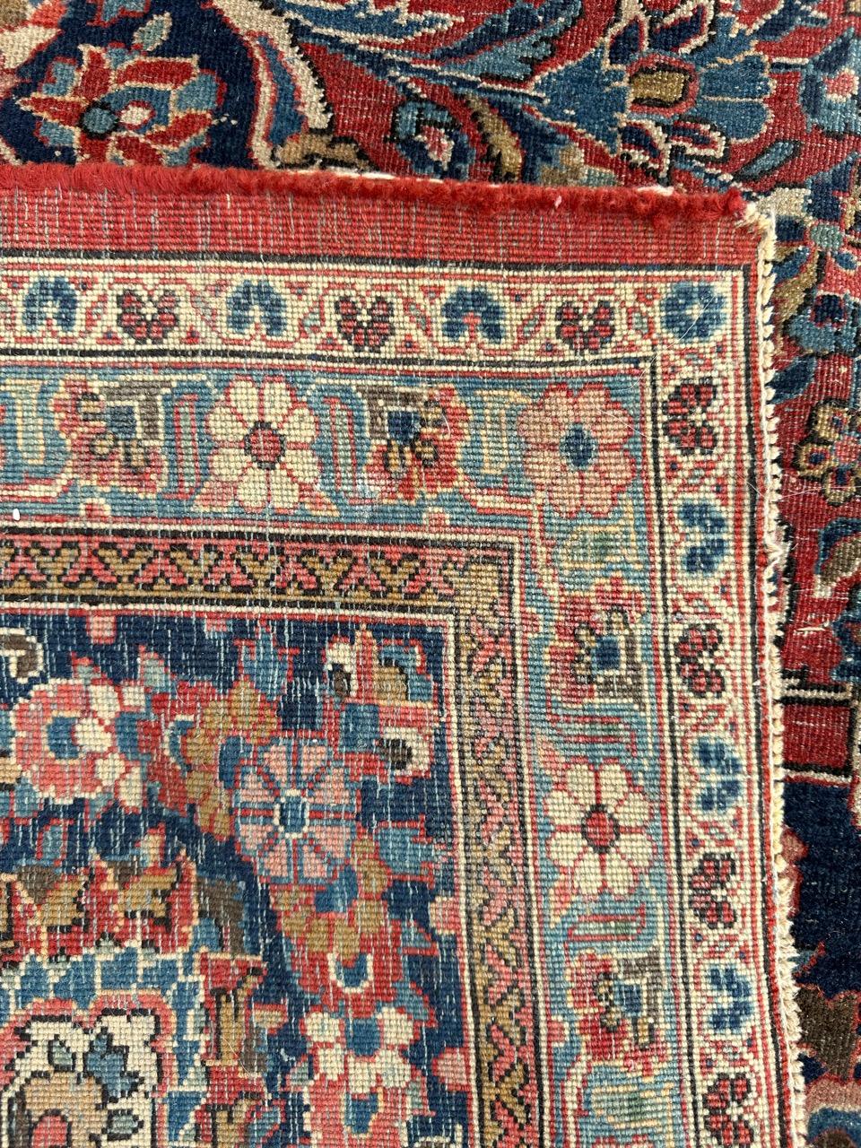 Bobyrug’s Nice antique large kashan rug  For Sale 12