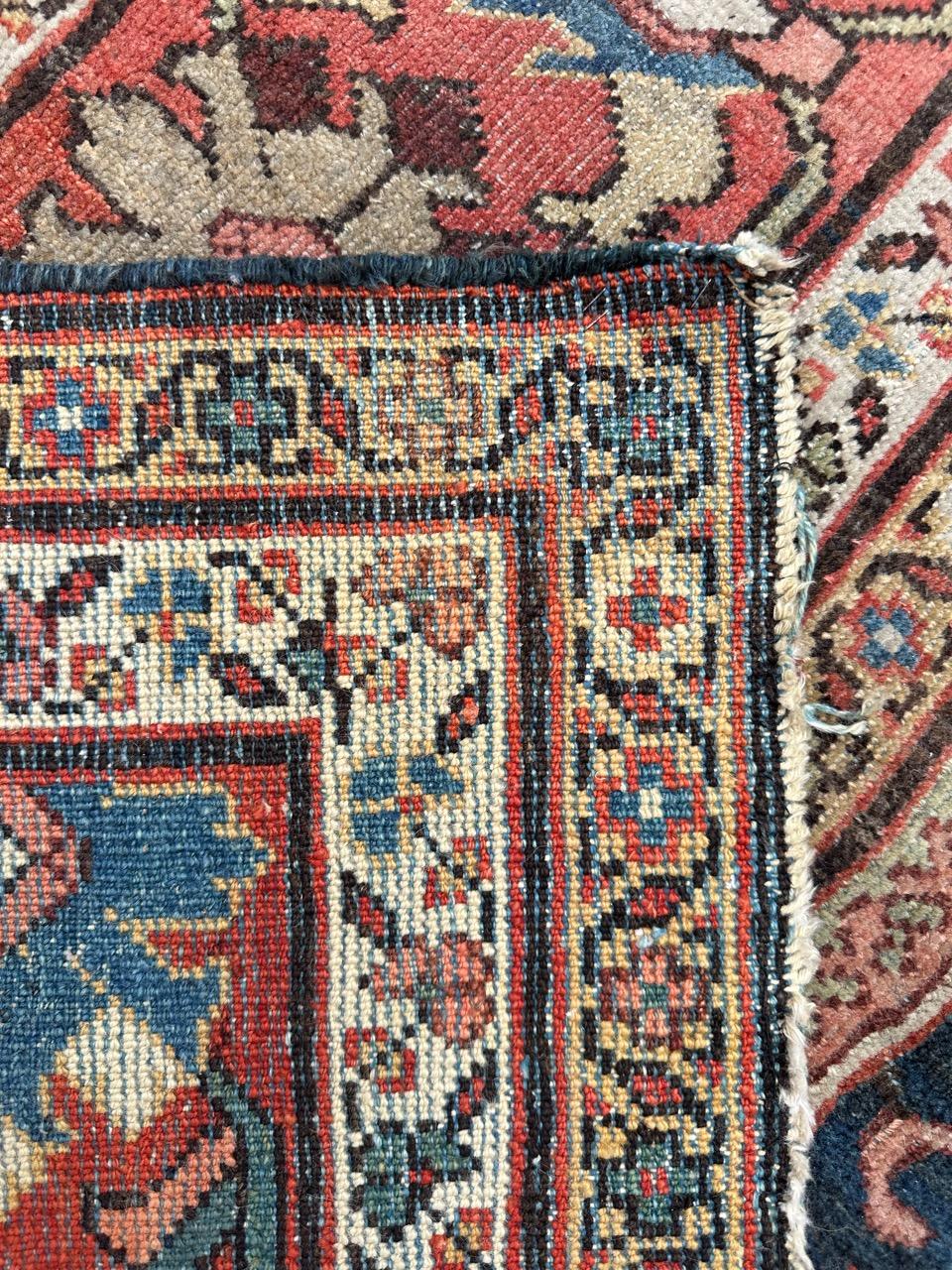 Bobyrug's Schöner antiker großer Mahal-Stil-Teppich im Angebot 8