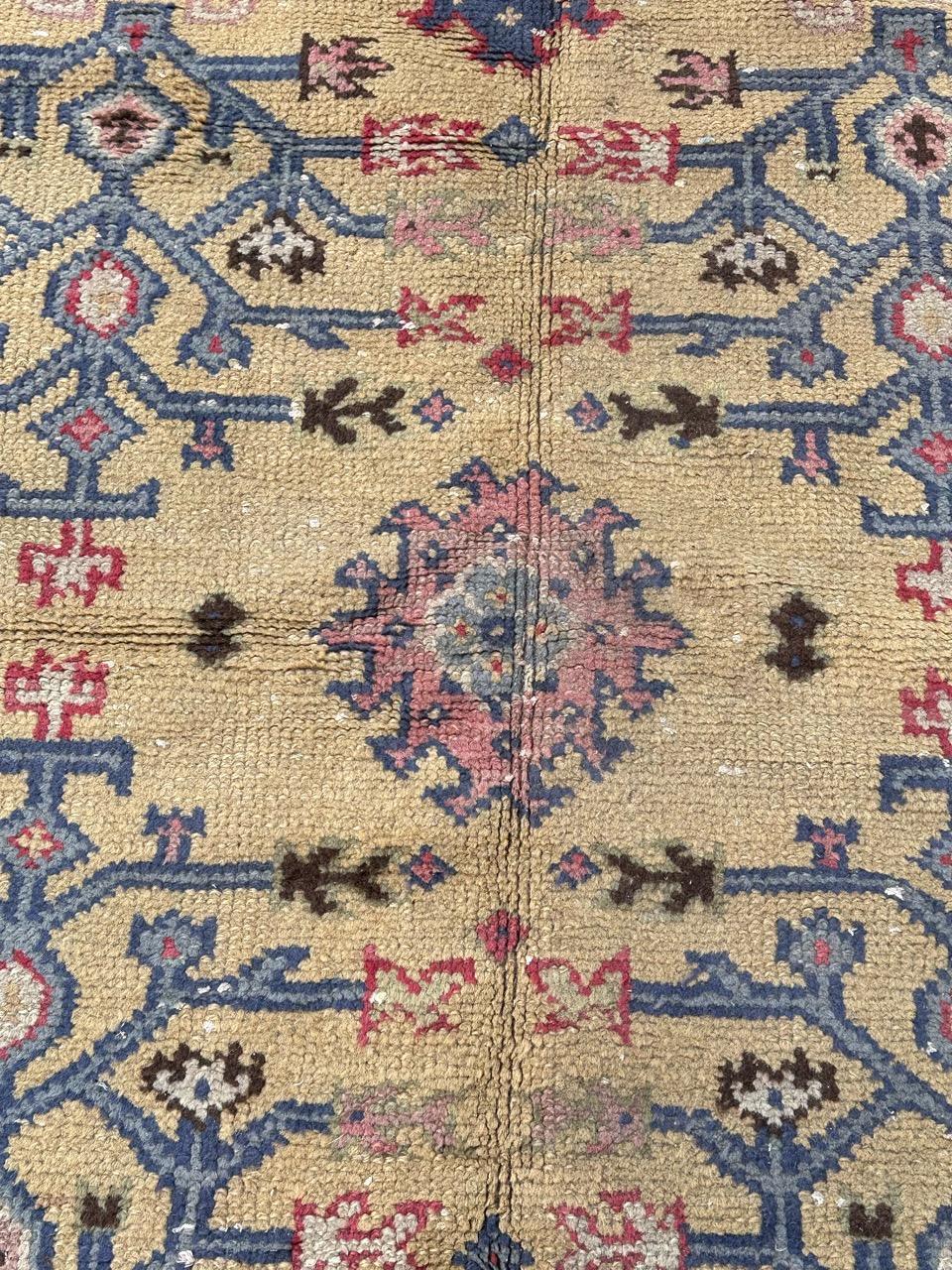 Nice antique large Turkish rug For Sale 6