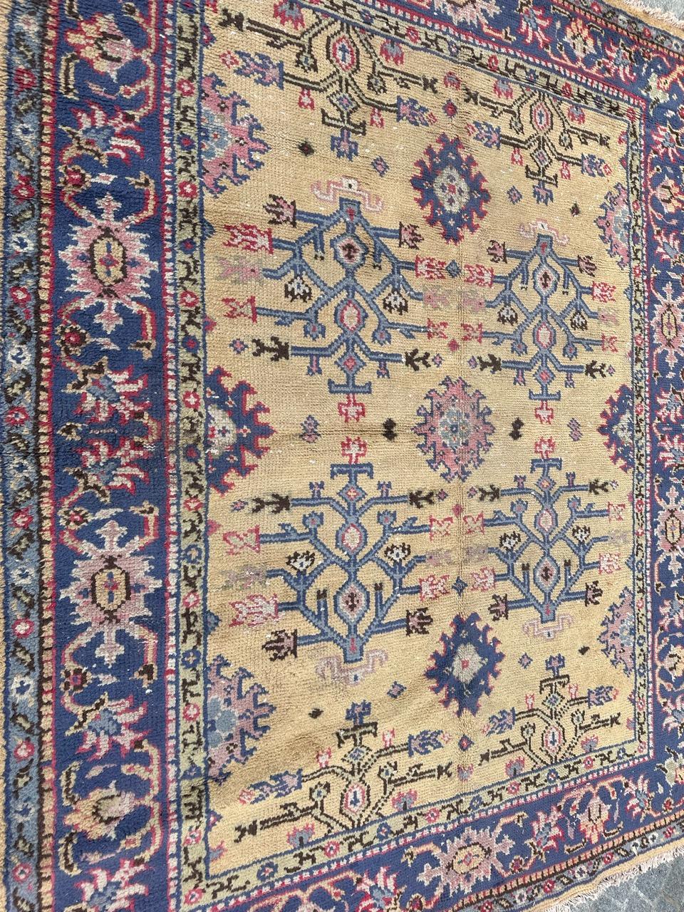 Nice antique large Turkish rug For Sale 11