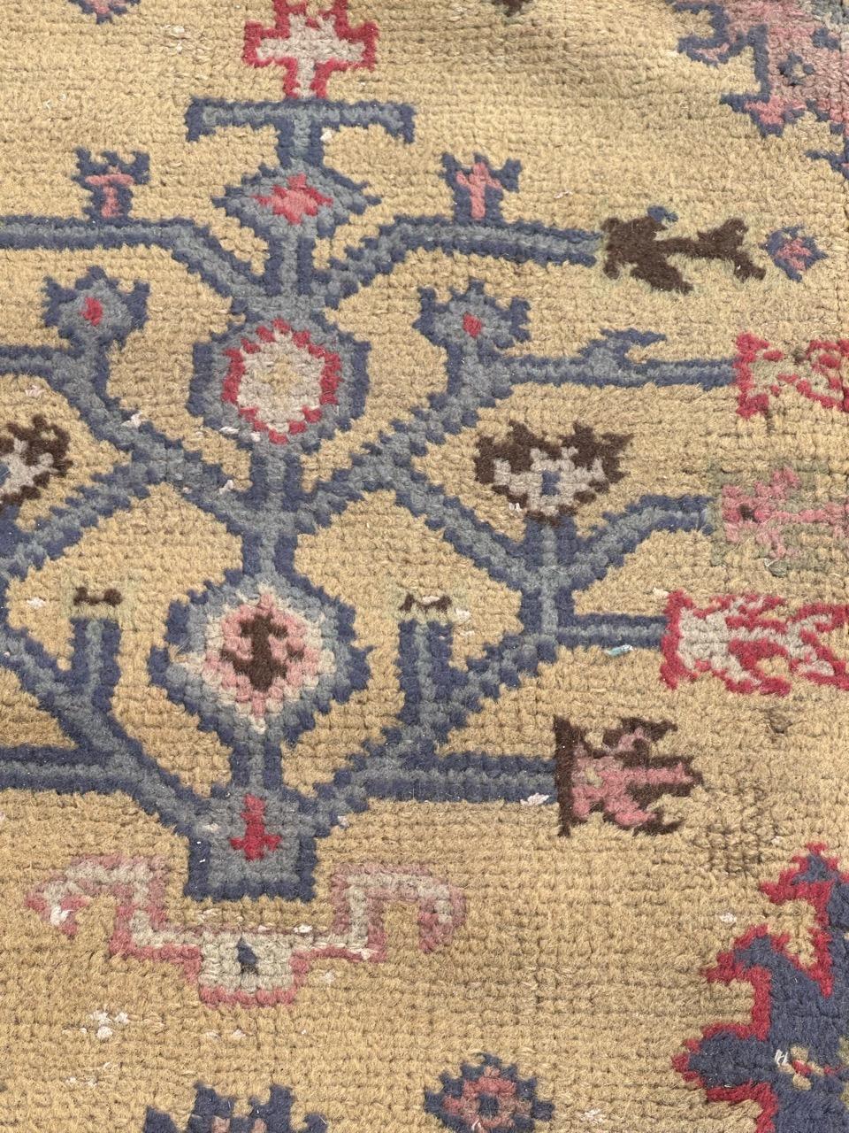 Oushak Nice antique large Turkish rug For Sale